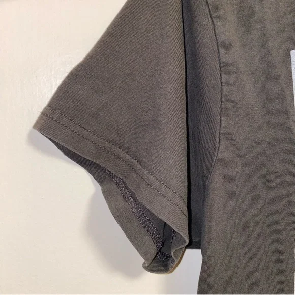 T-Bar x Cotton On Medium Faded Black Short Sleeve Tee with Modern Graphic - Picture 11 of 15